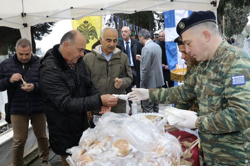 Επιμνημόσυνη δέηση στο στρατιωτικό κοιμητήριο Δράμας 